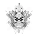 warrior overthinker tattoo design idea