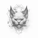 masculine overthinker tattoo design idea