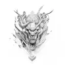 masculine overthinker tattoo design idea