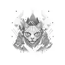 masculine overthinker tattoo design idea