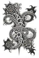 prayers written out  tattoo design idea