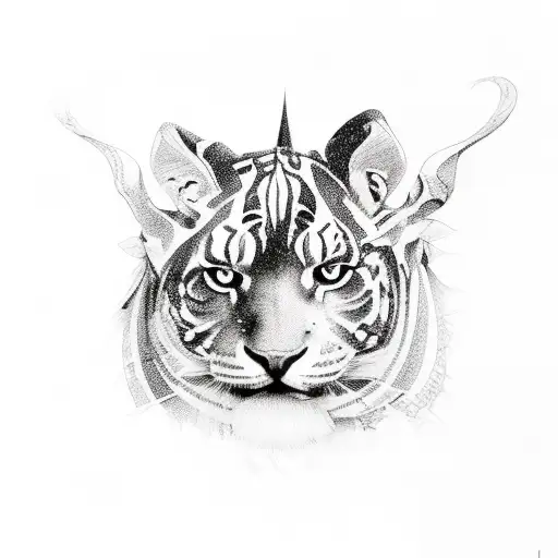 A culinary masterpiece infused with elements of fantasy and nature tattoo design idea