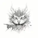 A culinary masterpiece infused with elements of fantasy and nature tattoo design idea