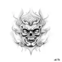 Hades tattoo design idea