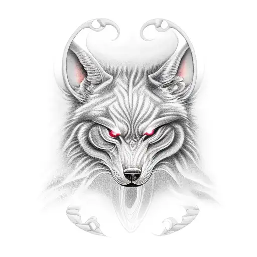 skinwalker tattoo design idea