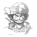 Luffy tattoo design idea