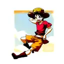 Luffy tattoo design idea