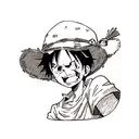 Luffy tattoo design idea