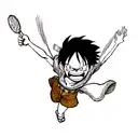 Luffy tattoo design idea