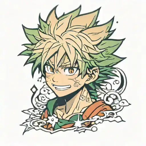 bakugo deku tattoo design idea