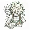 bakugo deku tattoo design idea