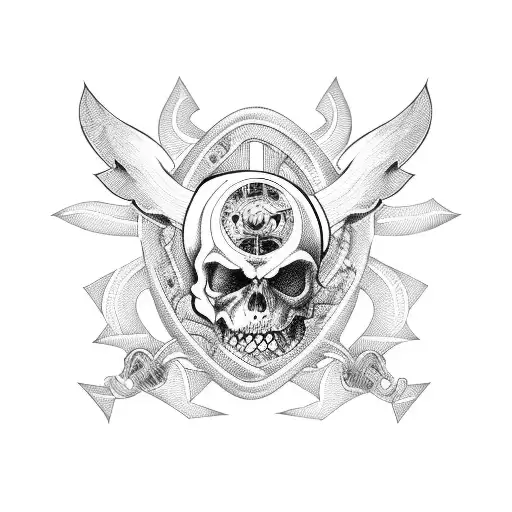 prison and biker life tattoo design idea