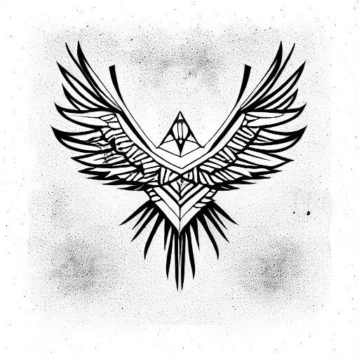 vulture  tattoo design idea