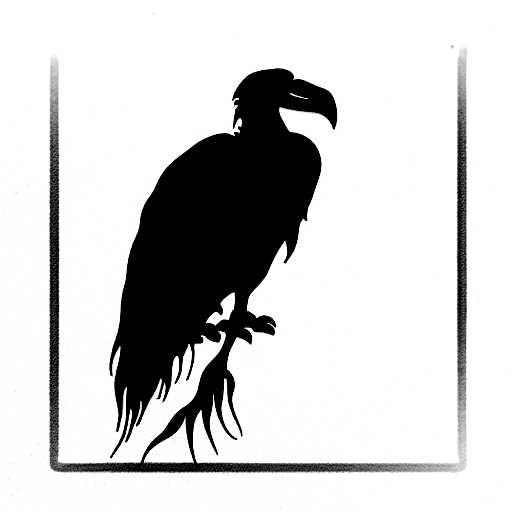 vulture  tattoo design idea