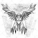 vulture  tattoo design idea