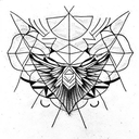 vulture  tattoo design idea