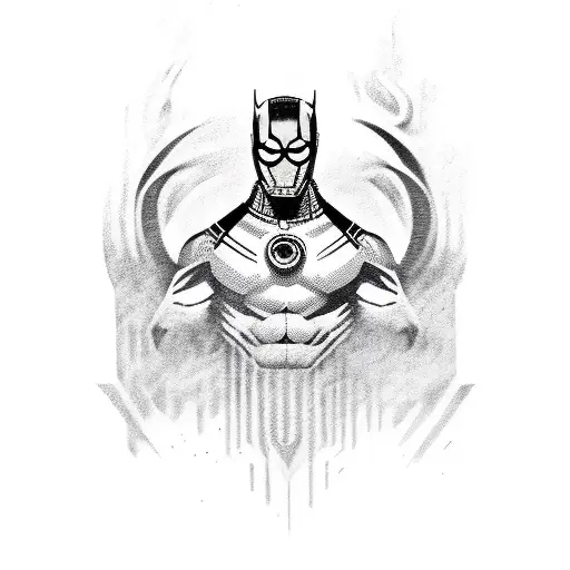 marvel villain sleeve tattoo design idea