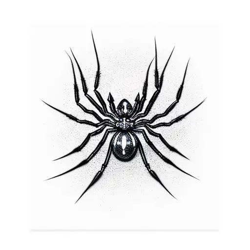 Spider tattoo design idea
