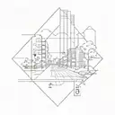 incorporating 22nd Block and the street you grew up on Forest st, and the area code 614 tattoo design idea