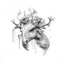 Crying Heart tattoo design idea