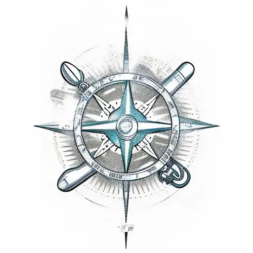 guitar motorcycle forest compass love music fortune hope tattoo design idea