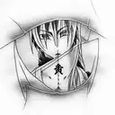 Itachi tattoo design idea