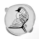 Bird tattoo design idea