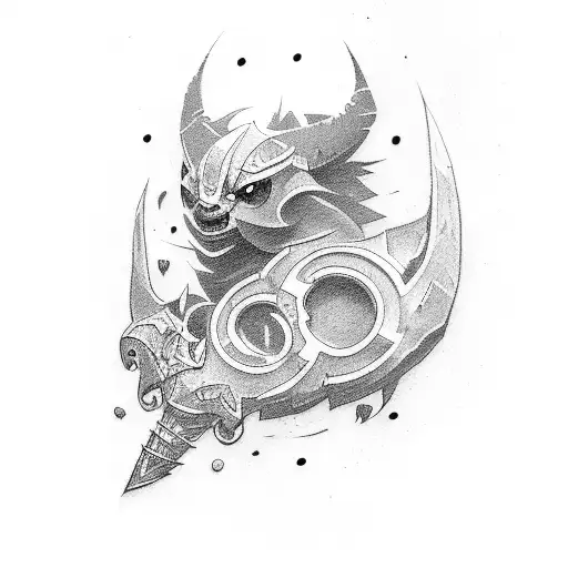league of legends tattoo design idea