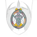 traditional romanian pattern that morphs into welsh celtic pattern tattoo design idea