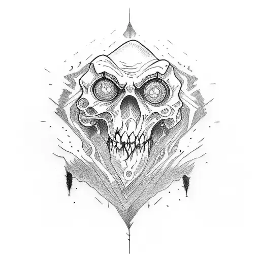 evil dead tattoo design idea