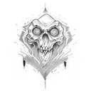 evil dead tattoo design idea