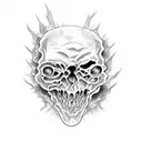 evil dead tattoo design idea