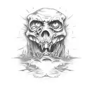 evil dead tattoo design idea