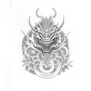 kaiju tattoo design idea