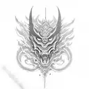 kaiju tattoo design idea