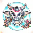 taurus and pisces tattoo design idea