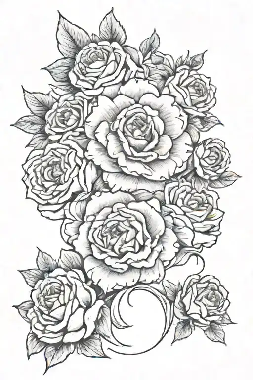 grandmas passed away tattoo design idea