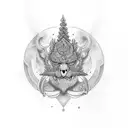 Bali tattoo design idea