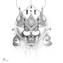 Bali tattoo design idea