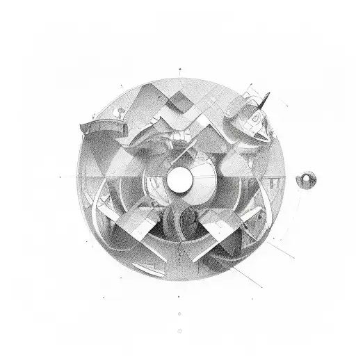 numbers 1971, 1974, 2000, 2004, 2010 creating a circle tattoo design idea