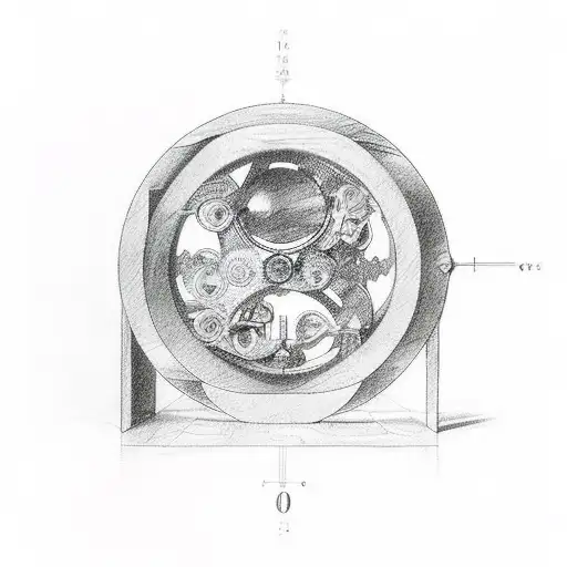 circle with numbers 1971, 1974, 2000, 2004, 2010  tattoo design idea