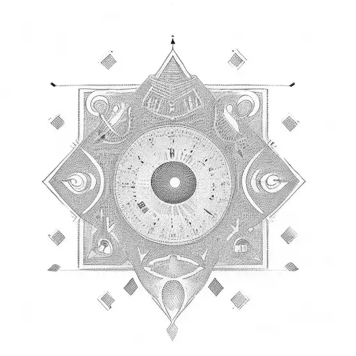 numbers 1971, 1974, 2000, 2004, 2010 creating a circle tattoo design idea