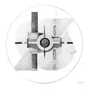 circle with numbers 1971, 1974, 2000, 2004, 2010  tattoo design idea