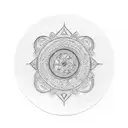 numbers 1971, 1974, 2000, 2004, 2010 creating a circle tattoo design idea