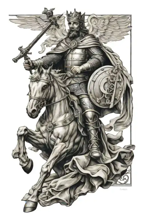 Martin of Tours tattoo design idea