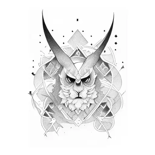 scroll with words tattoo design idea