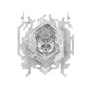 scroll with words tattoo design idea