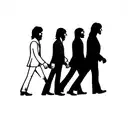 The beatles abbey road tattoo design idea