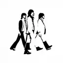 The beatles abbey road tattoo design idea