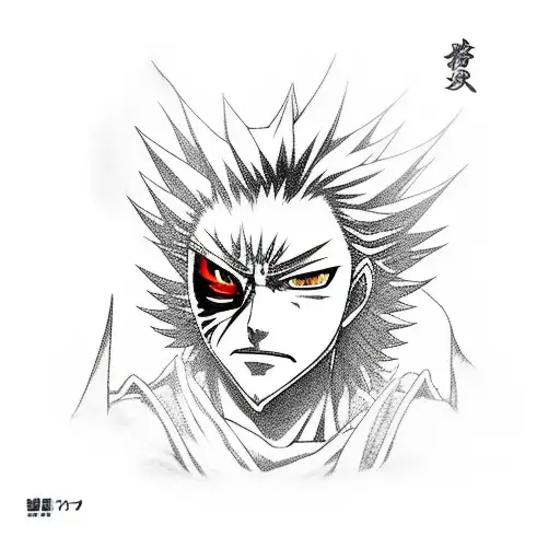 ichigo bleach anime  tattoo design idea